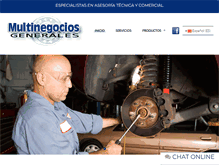 Tablet Screenshot of multinegociosg.com